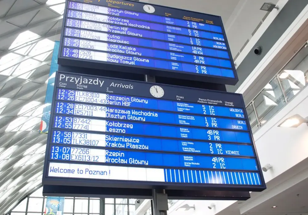Aktualny rozkład jazdy pociągów Wągrowiec Poznań - uniknij opóźnień