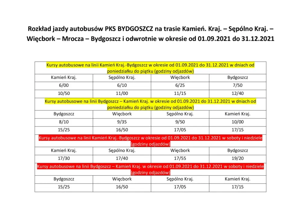 Aktualny rozkład jazdy PKS z dworca - nie trać czasu na czekanie