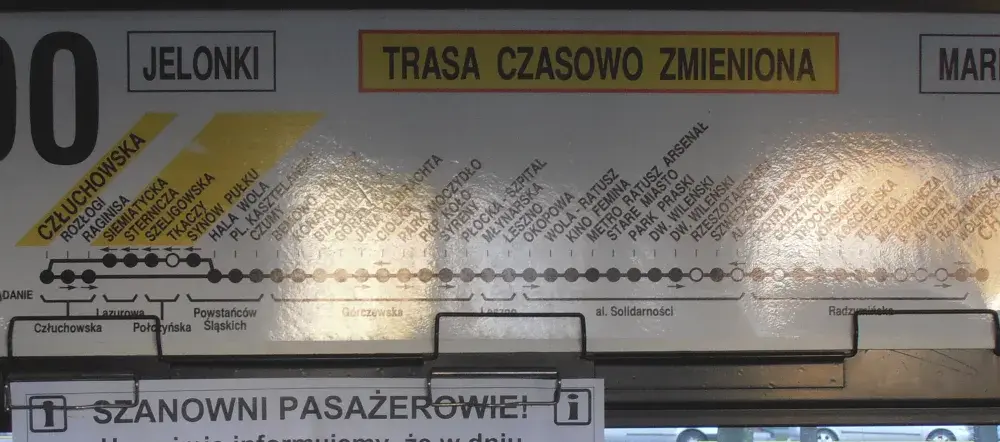 Rozkład jazdy 190 Warszawa – nie przegap ważnych informacji o kursach