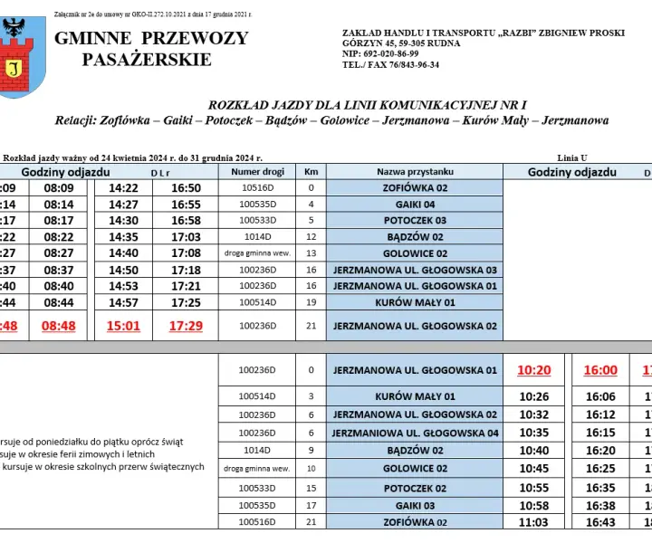 Beata Bus Choczewo rozkład jazdy – sprawdź godziny odjazdów i trasy