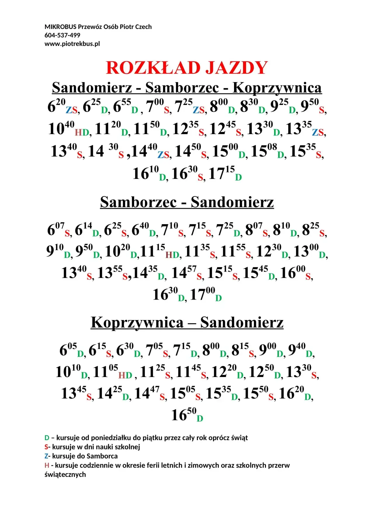 Zdjęcie Rozkład jazdy Sandomierz - sprawdź najnowsze godziny odjazdów