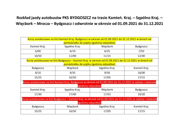 Aktualny rozkład jazdy PKS z dworca - nie trać czasu na czekanie