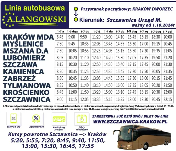 Autobus 204 rozkład jazdy - sprawdź, kiedy odjeżdża w Krakowie